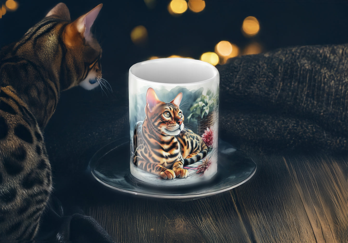 Tasse Samtpfote – Bengal-Katze
