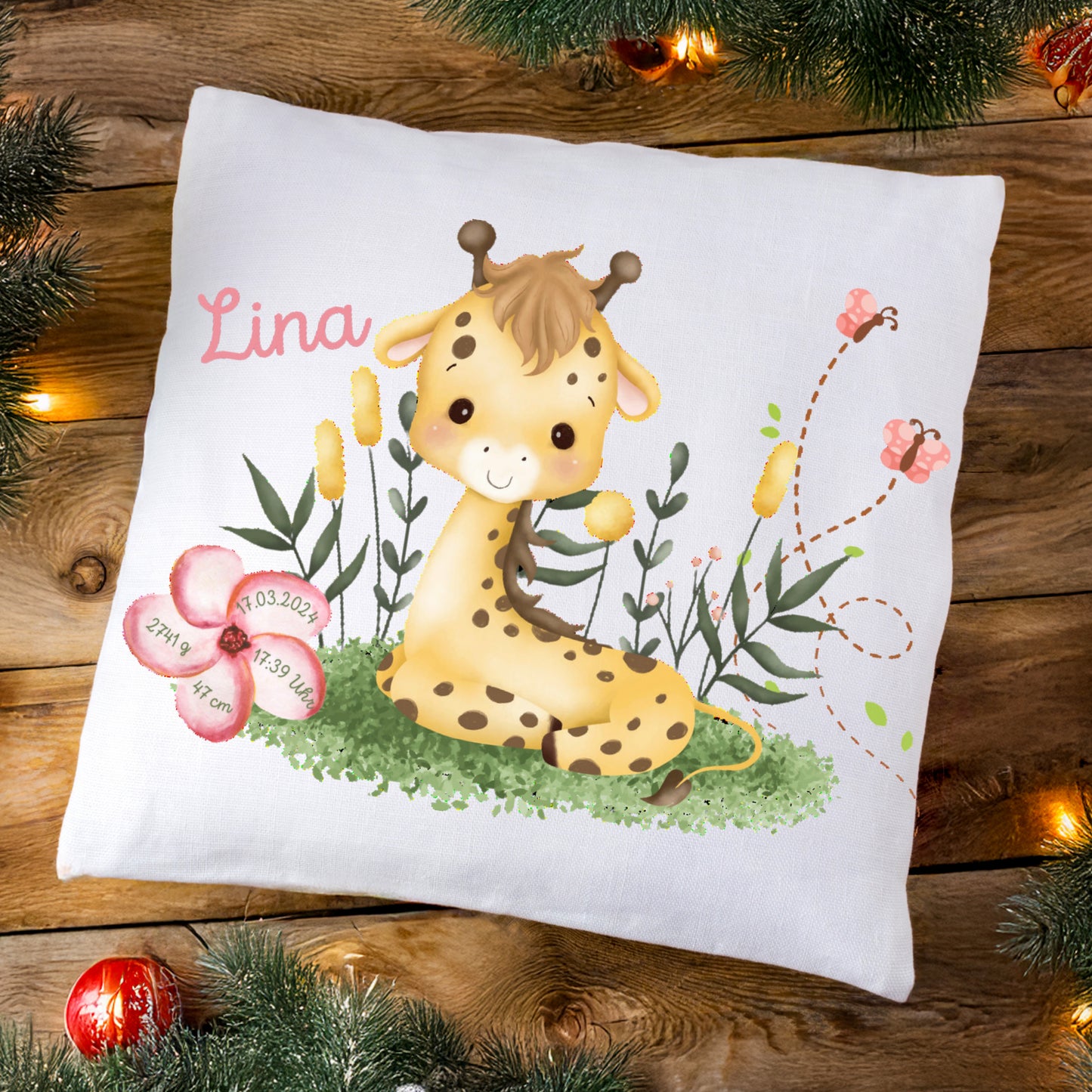 Kissen Giraffe