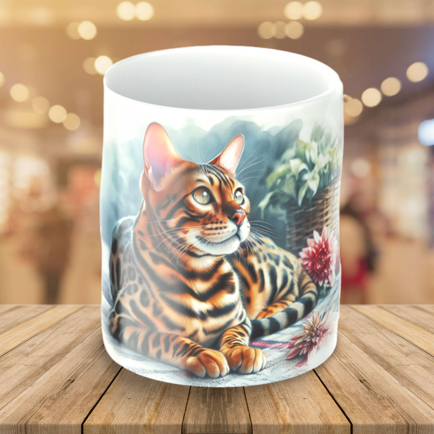 Tasse Samtpfote – Bengal-Katze