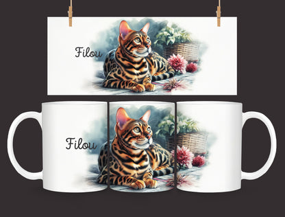 Tasse Samtpfote – Bengal-Katze