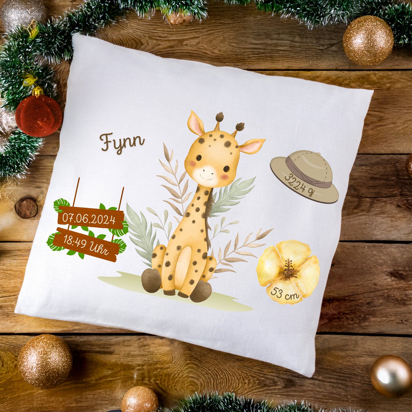 Kissen Giraffe