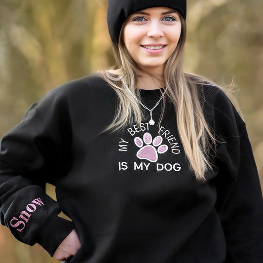 Personalisiertes Sweatshirt – "My Best Friend is My Dog" 🐾